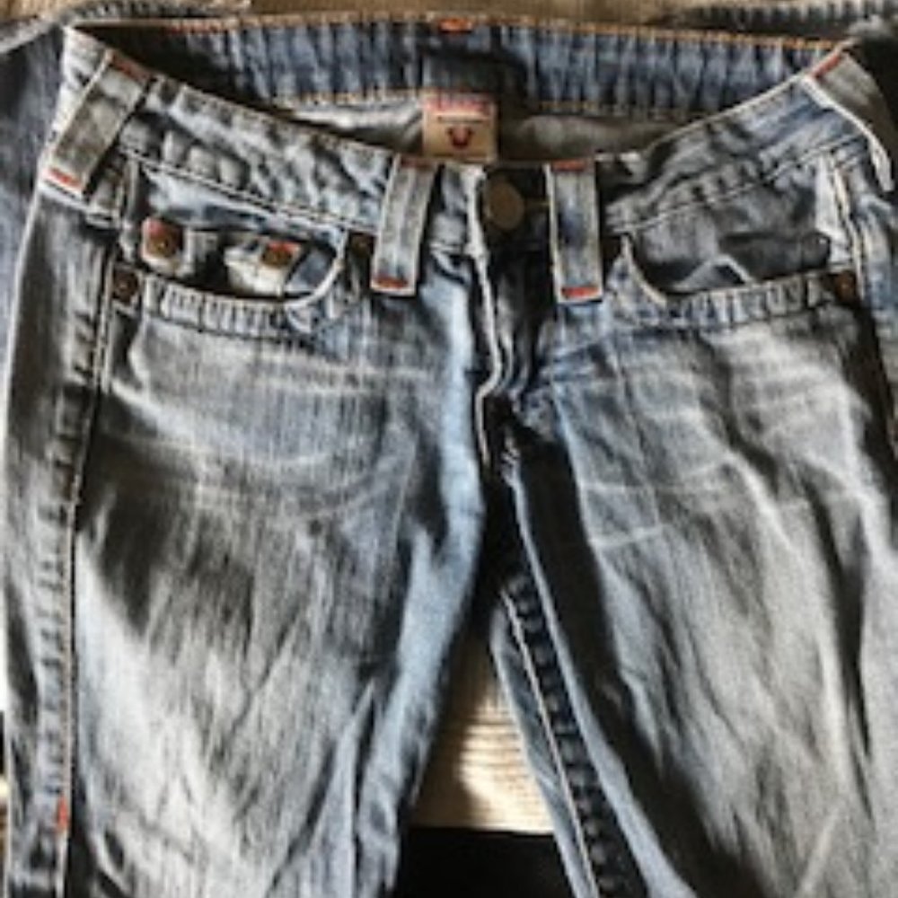 True Religion World Tour Bobby Distressed Jeans - Picture 3 of 10